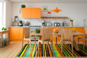 oranžová kuchyně 3